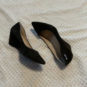 Calvin Klein Suede Wedge Heel - Size 5